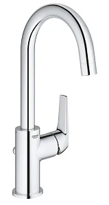 Смеситель Grohe BauFlow 23753000 для раковины, с донным клапаном, L-Size