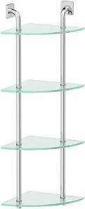 Полка Ellux Avantgarde AVA 056 4-ярусная, угловая, 26 см