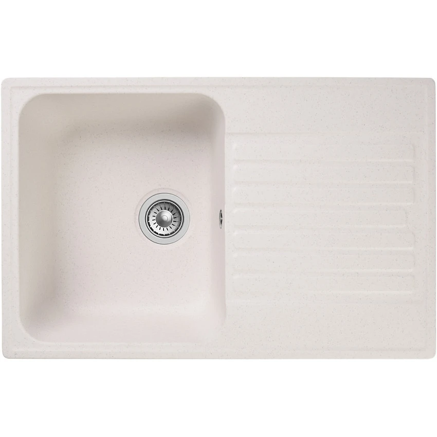 Мойка кухонная Reflexion Bolero RF0574WH, белая