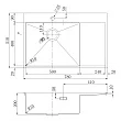 Мойка кухонная Lemark Kezadra 780L 9936151 78 графит - превью 2