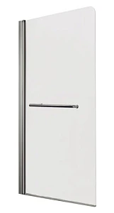 Шторка на ванну 1MarKa P-02 профиль хром, стекло прозрачное 82x150