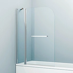 Шторка на ванну IDDIS Ray RAY6CS1i90 110х140, профиль глянцевый алюминий