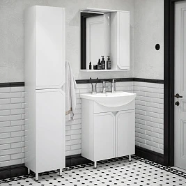 Мебель для ванной Corozo Сириус 65 напольная, белая