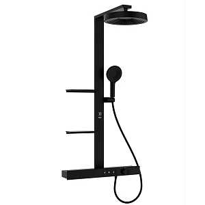 Душевая стойка Black&White Gravity GH-9005MB черная матовая