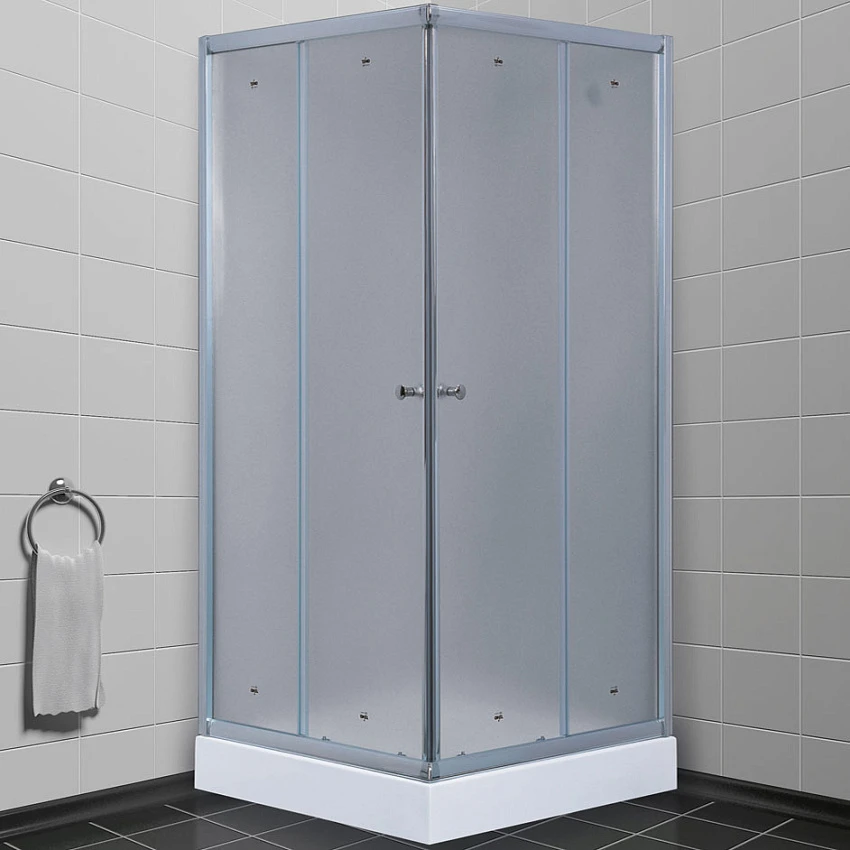 Душевой уголок Timo TL-8002 Fabric Glass с поддоном, 80x80x200 см