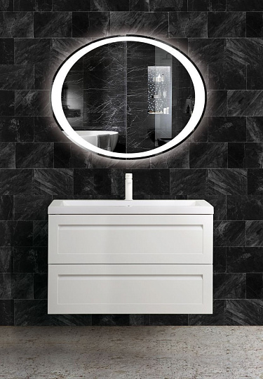 Мебель для ванной Art&Max AM-Platino-900-2C-SO-BM белый матовый, подвесная