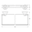 Полка FBS Vizovice VIZ 014 40 см - превью 1