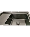 Мойка кухонная Hoffger 7850-R Black правая чаша - превью 1