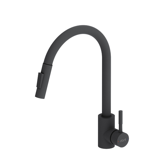 Смеситель для раковины Dorff Logic D3007522 черный