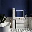 Тумба для комплекта Style Line Атлантика 80 Люкс Plus напольная, бетон крем - превью 2