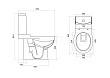Унитаз-компакт Santek Аллегро 1WH301955 с микролифтом - превью 1