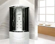 Душевая кабина Royal Bath RB 90BK3-BT-CH 90x90 (черное/прозрачное) - превью 1