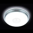 Потолочный светодиодный светильник Ambrella light Orbital Design F128 WH SL 72W D500 - превью 1