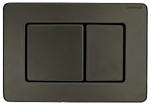 Кнопка смыва Charus Robusto FP.310.GNM.05 оружейная сталь