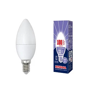 Лампа светодиодная Volpe Norma C LED-C37-11W/DW/E14/FR/NR