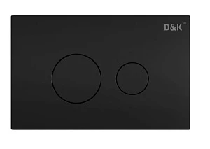 Кнопка смыва D&K Venice DB1029025 черная