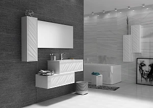 Шкаф-пенал Marka One Glace У73578 30П 1д White L