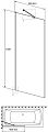Шторка на ванну Radaway Idea Black PNJ II 90 - превью 2