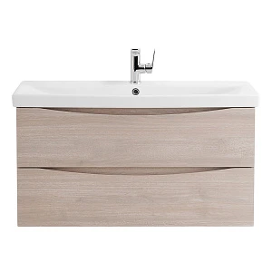 Тумба с раковиной BelBagno Marino-Cer 90 подвесная, 2 ящика, Rovere Grigio