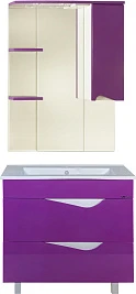 Мебель для ванной Bellezza Эйфория 85 фиолетовая