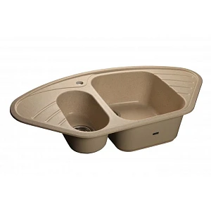 Мойка кухонная GranFest Corner GF-C960E бежевая