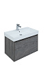 Тумба с раковиной Aquanet Nova Lite 75 дуб рошелье (1 ящик)
