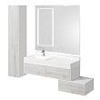 Мебель для ванной Акватон Сакура 100 ольха наварра/белый глянец