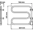 Полотенцесушитель электрический LVI TF Murial/TT-58 - превью 1