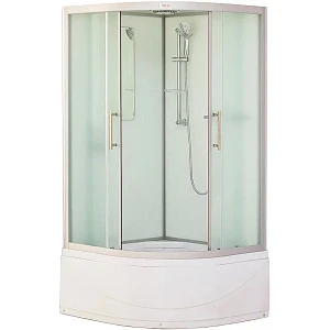 Душевая кабина Esbano Elegancia EST-80CRB 80x80x210 с высоким поддоном и крышей