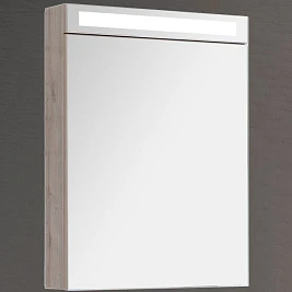 Зеркало-шкаф Dreja Max 60 с подсветкой, дуб кантри