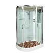 Душевая кабина AvaCan A102R, 120х80х220 см, стекло прозрачное, профиль хром - превью 1