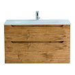 Тумба с раковиной BelBagno Etna H-60 100 подвесная, 2 ящика, Rovere Nature (раковина BB1010/465-LV-VTR-BO)