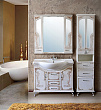 Мебель для ванной Атолл Барселона 295 белая с медью