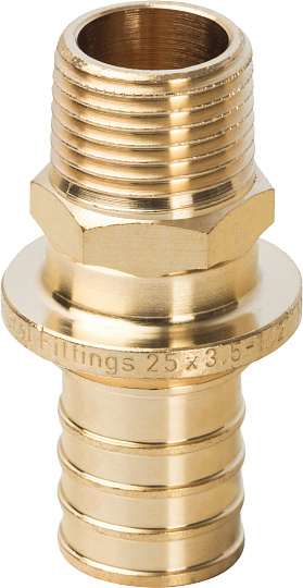 Переходник Stout SFA 0001 25xR 1/2&quot;, аксиальный, с наружной резьбой