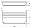Полка Ideal Standard IOM для полотенец - превью 2