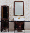 Мебель для ванной La Beaute Classic Lorette 70 темное дерево глянец, фурнитура бронза