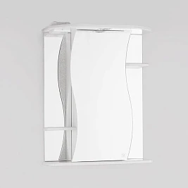 Зеркало-шкаф Style Line Эко Волна Лилия 55/С белый
