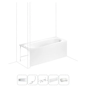 Комплект с ванной Lavinia Boho Biore 202011652