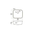 Мойка кухонная Omoikiri Omi 49-U/I LG светлое золото 49х44 см - превью 1