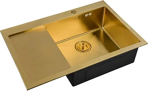 Мойка кухонная Zorg Inox Pvd SZR-7851-R Bronze