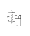 Крючок Grohe Essentials 40364DL1 теплый закат матовый - превью 1