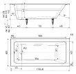 Чугунная ванна Универсал Оптима Ультра 170x80 - превью 2