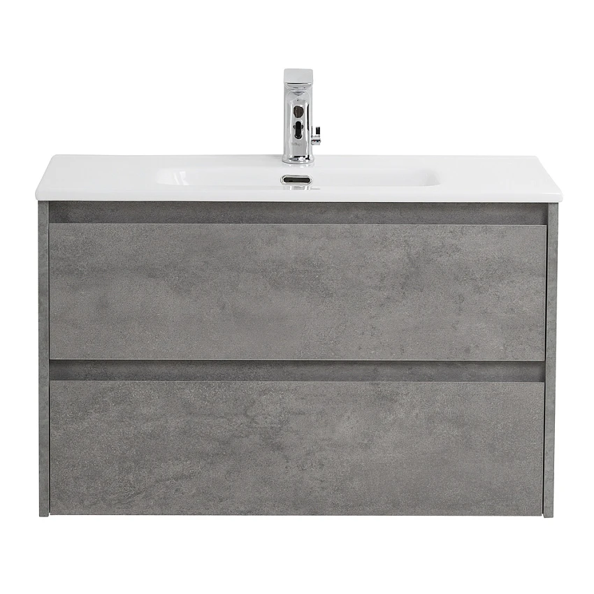 Тумба с раковиной BelBagno Kraft 39 80 подвесная, Cemento Grigio