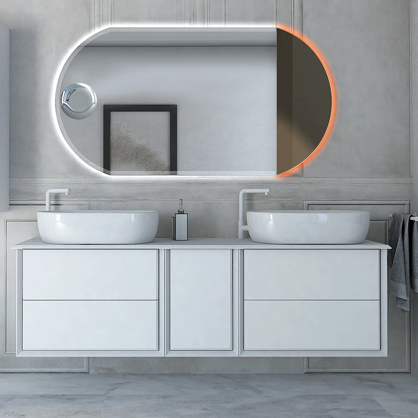 Мебель для ванной Cezares Bellagio 176 со столешницей bianco opaco