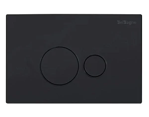 Кнопка смыва BelBagno BB084NERO черная матовая