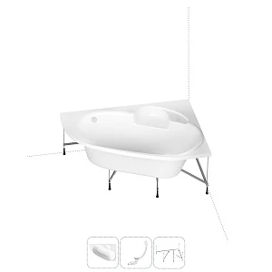 Комплект с ванной Lavinia Boho Bell Pro 202010986