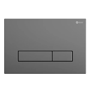 Кнопка смыва Point Меркурий PN44831GM двухрежимная, графит