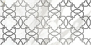 Royal Stone Вставка белая узор 16015 29,8х59,8 (16015)