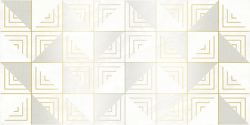 Mania Декор белый 25х50 (OS\B195\34069)