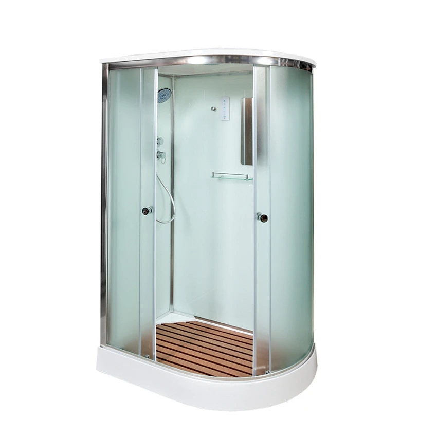 Душевая кабина DTO D102SLEL 120х80х220 см, стекло матовое, профиль глянцевый хром